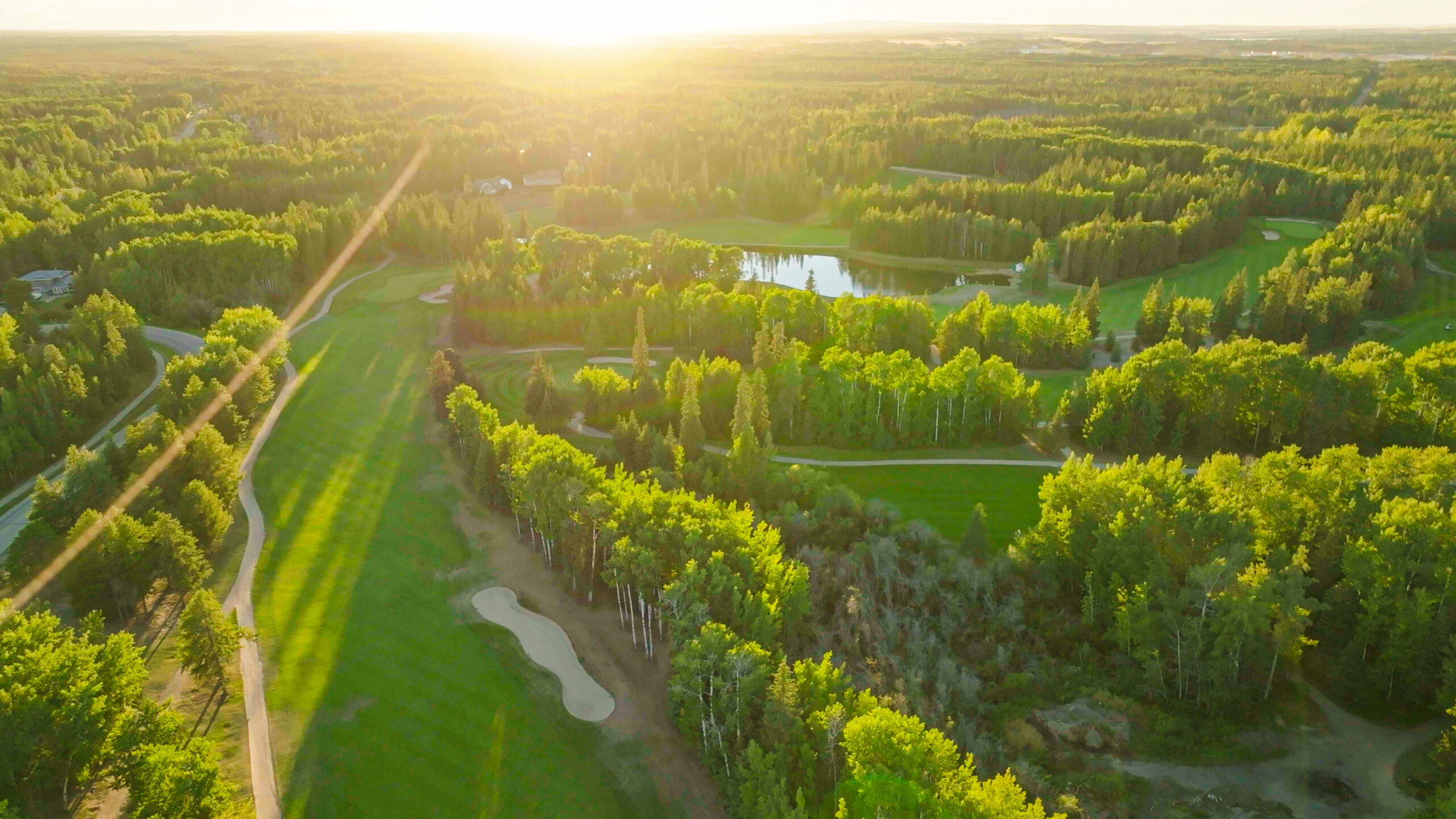 Grande Prairie Regional Recreation Committee (GPRRC) - County Golf course Aerial